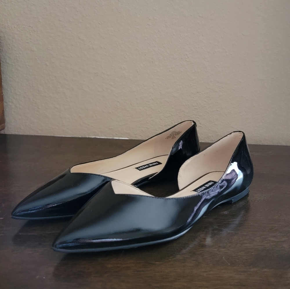 Nine West Aryn flats, 7.5, black